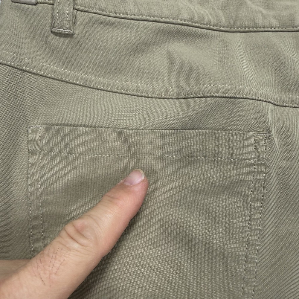 Lululemon Pants Men's 30x31 Khaki Stretch Tech Casual Outdoors Gorpcore‎ Hiking - Picture 7 of 12